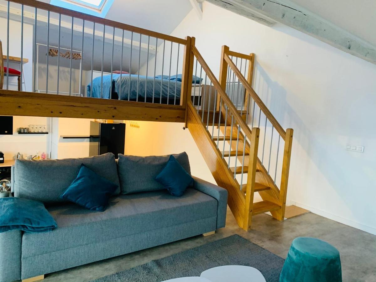 סן-אטיין Loft 60M2 2-4 Personnes Avec Garage Et Wifi 3 Rue St Joseph St Etienne Proche Centre-Ville מראה חיצוני תמונה